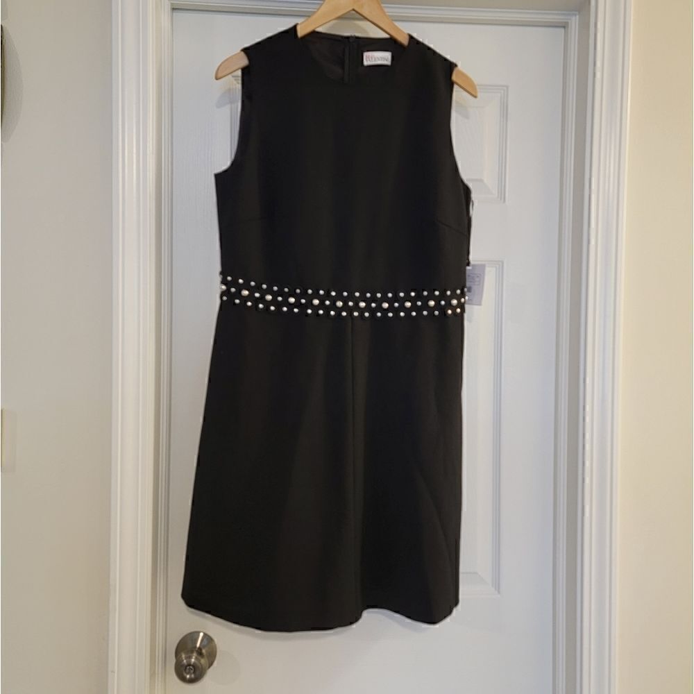 RED Valentino black dress size 46 12/14 NWT